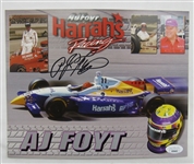 AJ Foyt Jr Signed Auto Autograph 8x10 Photo JSA AD34633