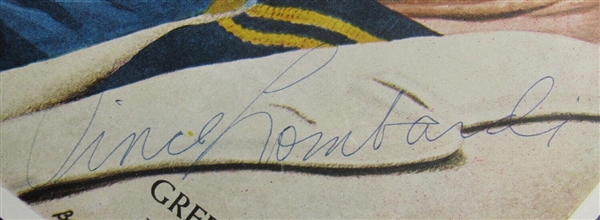 Vince Lombardi Signed Auto Autograph Time Magazine Cut Cover 12/21/62 JSA XX78739