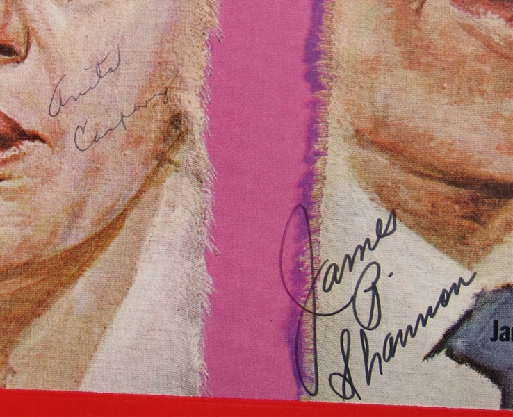 Anita Caspary James Shannon Signed Auto Autograph Time Magazine Cut Cover 2/23/70 JSA AE26310