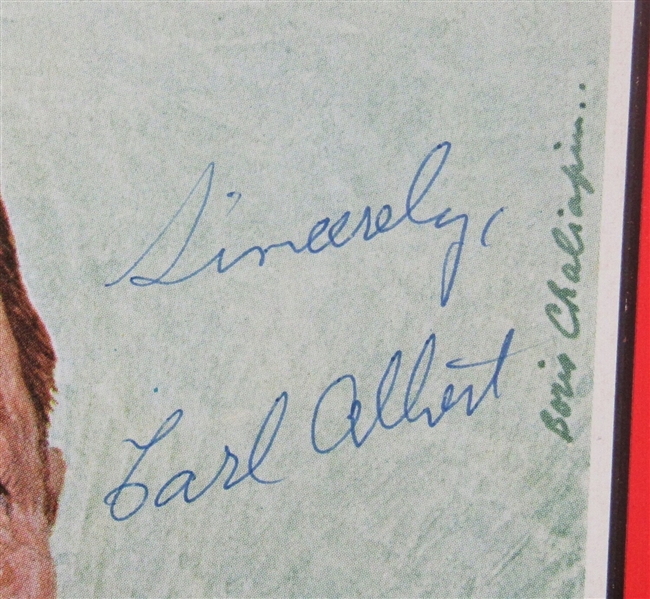 Carl Albert Signed Auto Autograph Time Magazine Cut Cover 1/15/65 JSA AE26235