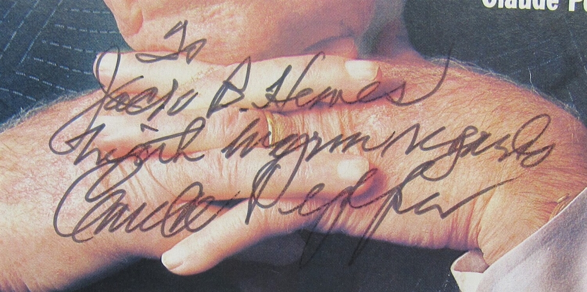 Claude Pepper Signed Auto Autograph Time Magazine Cut Cover 4/25/83 JSA AE26458
