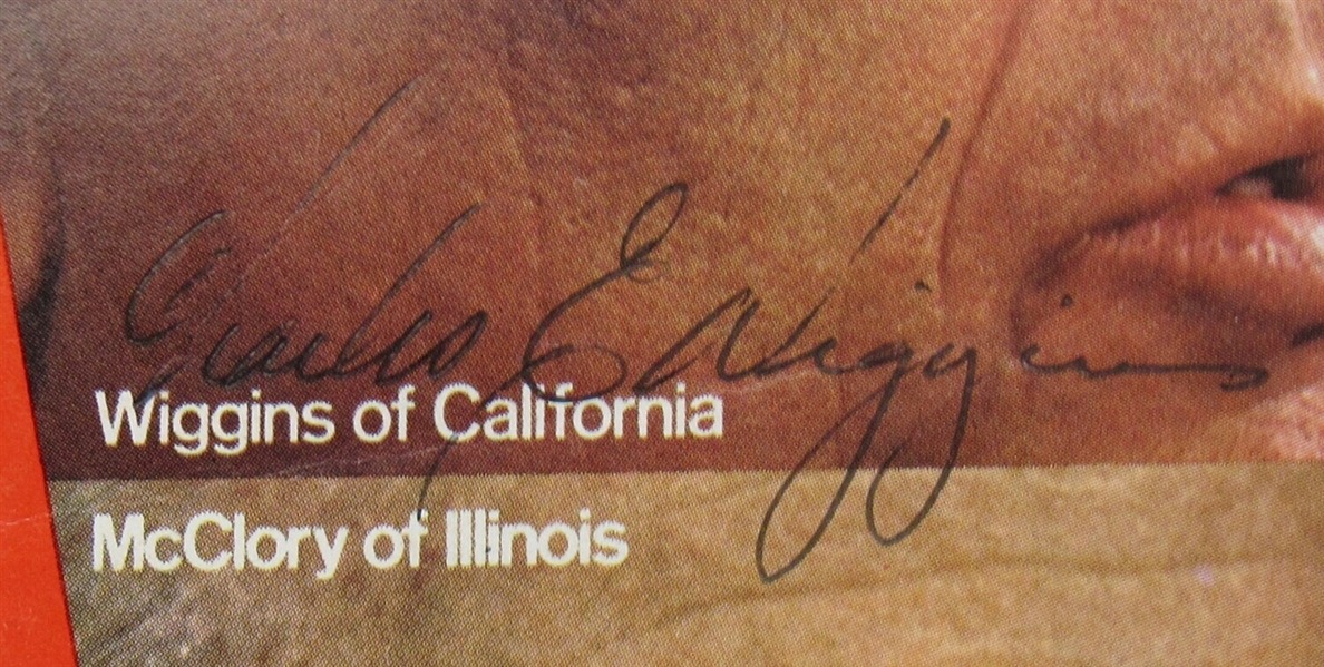 Charles E Wiggins Bill Cohen Robert McClory Signed Time Magazine Cut Cover 7/29/74 JSA AE26363