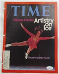 Dorothy Hamill Signed Auto Autograph Time Magazine Cut Cover 2/2/76 JSA AE26351