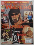 April Hunter Signed WWE WWF Magazine October 2002 JSA UU73751