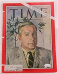 Charles H Percy Signed Auto Autograph Time Magazine Cut Cover 9/18/64 JSA AE26226