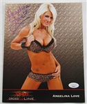 Angelina Love TNA Diva Signed Auto Autograph 8x10 Photo JSA TT56719