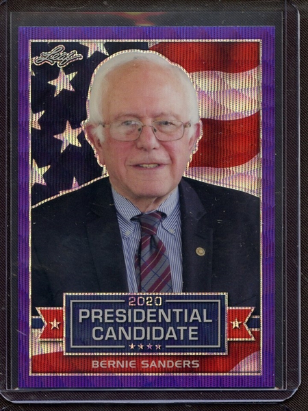 Lot Detail 2019 LEAF PRESIDENTIAL CANDIDATE PURPLE PRISMATIC WAVE