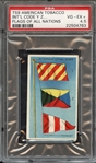 1911 T59 AMERICAN TOBACCO FLAGS OF ALL NATIONS INTL CODE Y Z... FLAGS OF ALL NATIONS PSA VG-EX+ 4.5
