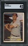1957 TOPPS 1 TED WILLIAMS SGC VG-EX 4
