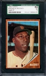 1962 TOPPS 544 WILLIE MCCOVEY SGC NM 84 / 7