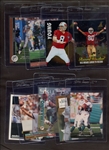 (9) 1990S FOOTBALL LOT W/HALL OF FAMERS