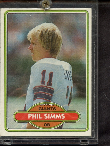 1980 TOPPS 225 PHIL SIMS
