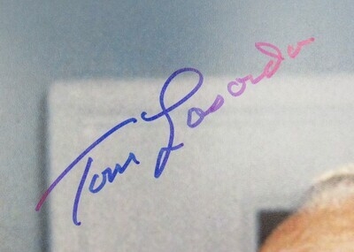 Hulk Hogan Tom Tommy Lasorda Signed Auto Autograph 16x20 Photo PSA/DNA & Beckett BAS