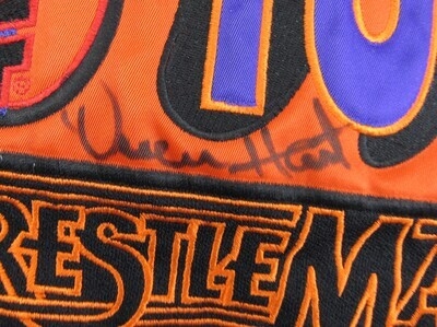 Owen Hart Signed Auto Autograph WWE WWF Wrestlemania 13 Hockey Jersey JSA XX13699