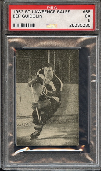1952 ST.LAWRENCE SALES 65 BEP GUIDOLIN PSA EX 5
