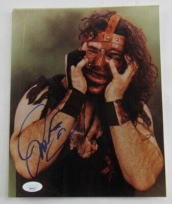 Mick Foley Mankind Cactus Jack Dude Love Signed Auto Autograph 8x10 Photo JSA COA V