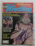 Jimmy Valiant Signed WWE WWF Magazine December 1983 JSA UU73726