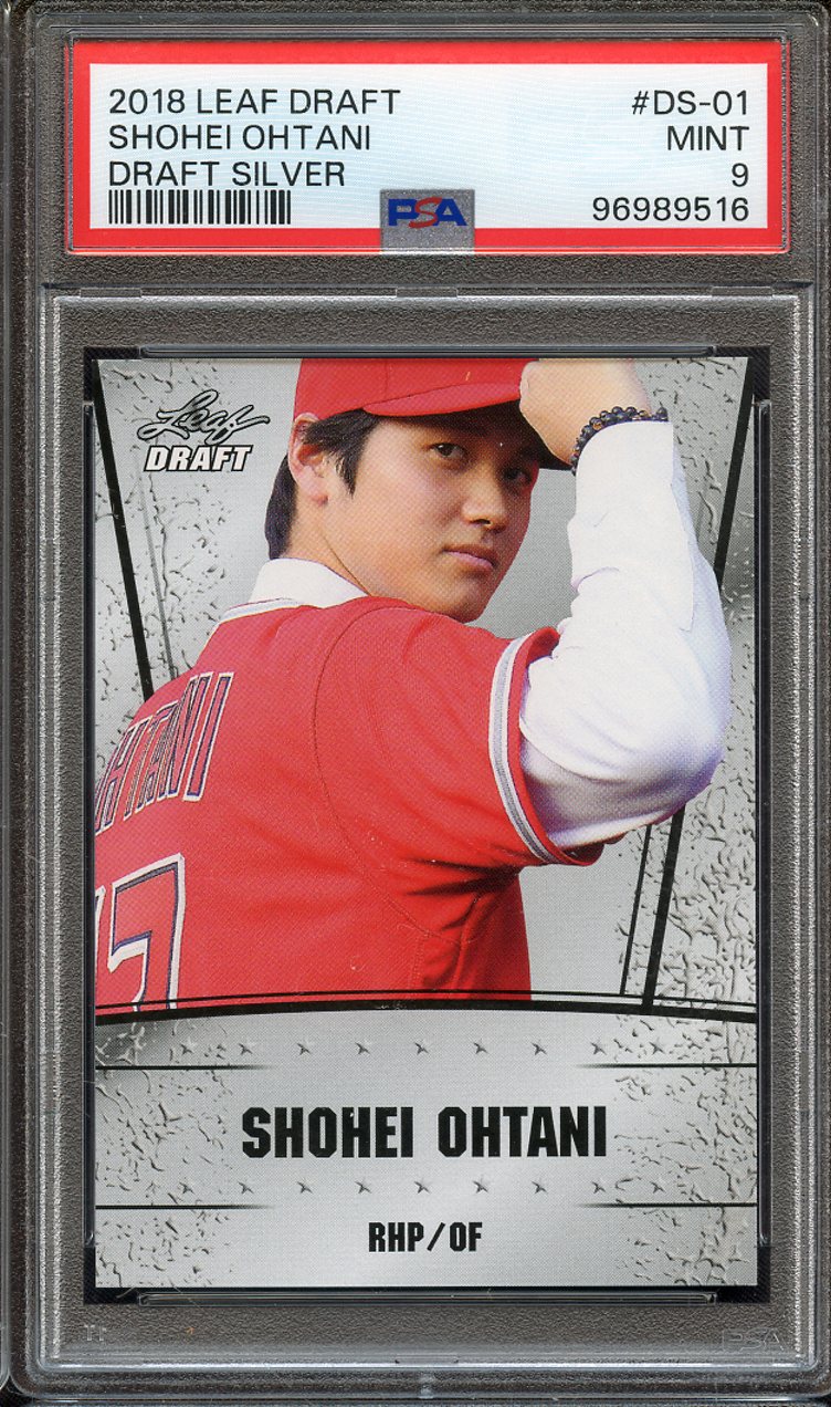 Lot Detail Leaf Draft Ohtani Draft Silver Ds Shohei Ohtani