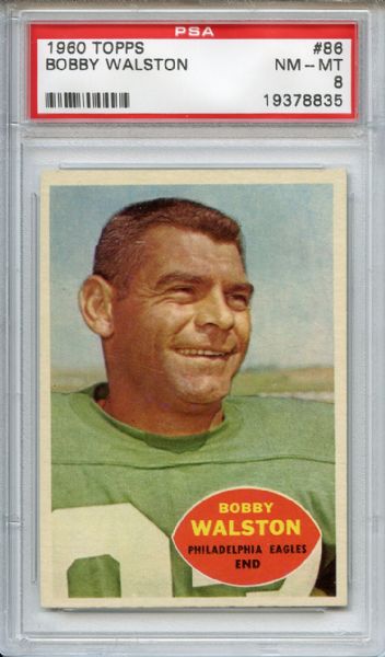 1960 Topps 86 Bobby Walston PSA NM-MT 8