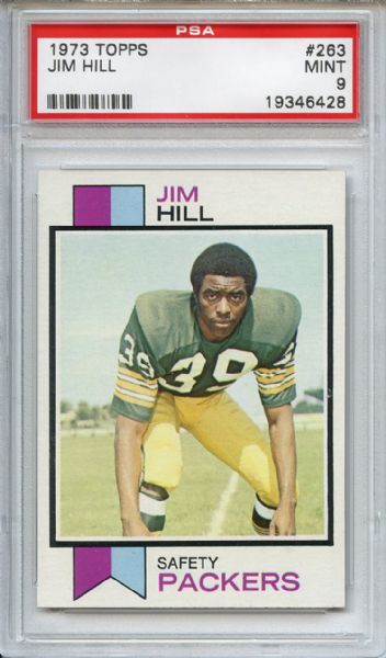 1973 Topps 263 Jim Hill PSA MINT 9