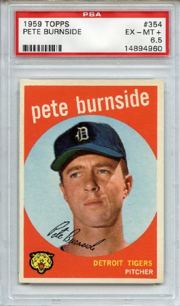 (25) 1959 Topps Baseball Card Lot All PSA Graded