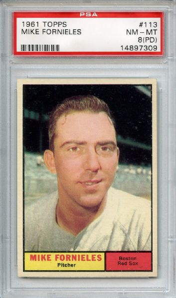 (25) 1961 Topps Baseball Card Lot All PSA Graded