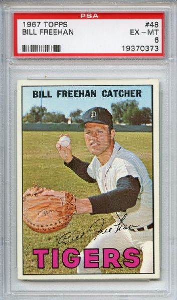 (10) 1967 Topps Baseball Card Lot All PSA Graded