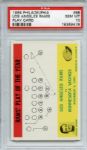 1964 Philadelphia 98 Los Angeles Rams Play Card PSA GEM MT 10