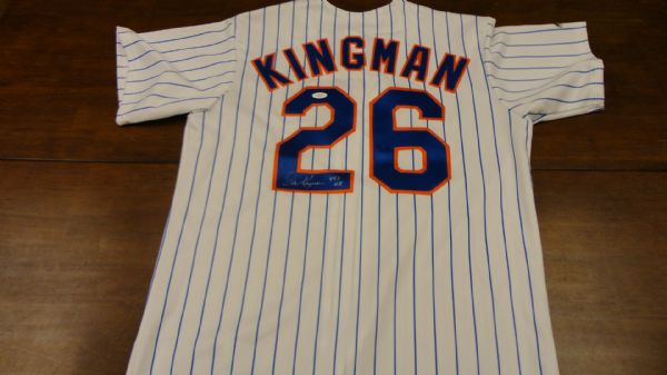 Dave Kingman Autographed New York Mets Jersey Inscribed - JSA
