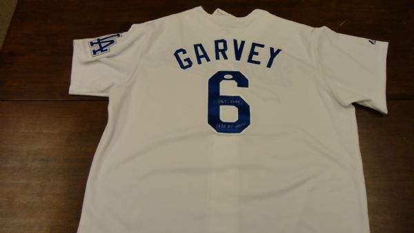Steve Garvey Autographed Dodgers Jersey Inscribed 79 NL MVP - JSA