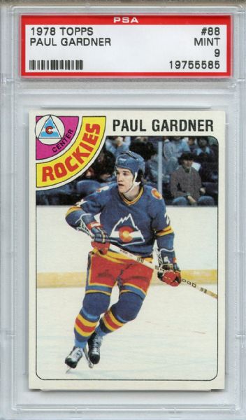 1978 Topps 88 Paul Gardner PSA MINT 9