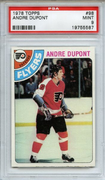 1978 Topps 98 Andre Dupont PSA MINT 9