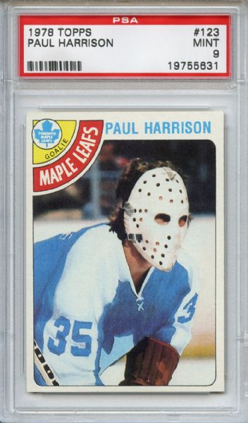 1978 Topps 123 Paul Harrison PSA MINT 9