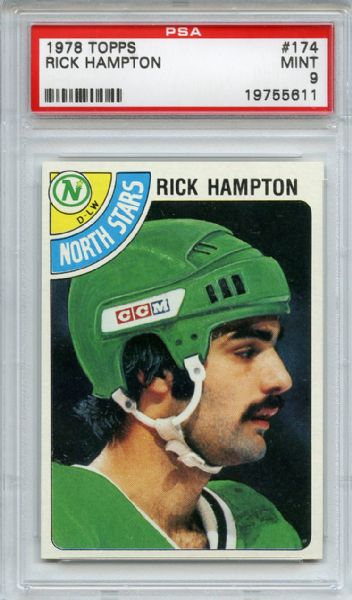 1978 Topps 174 Rick Hampton PSA MINT 9