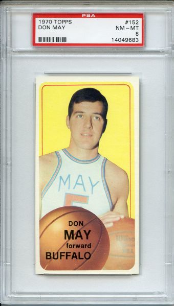 1970 Topps 152 Don May PSA NM-MT 8
