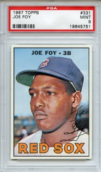 1967 Topps 331 Joe Foy PSA MINT 9