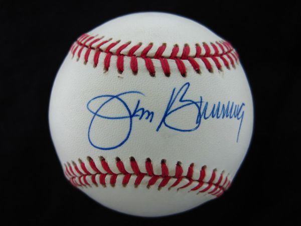 Jim Bunning Signed ONL Baseball PSA/DNA