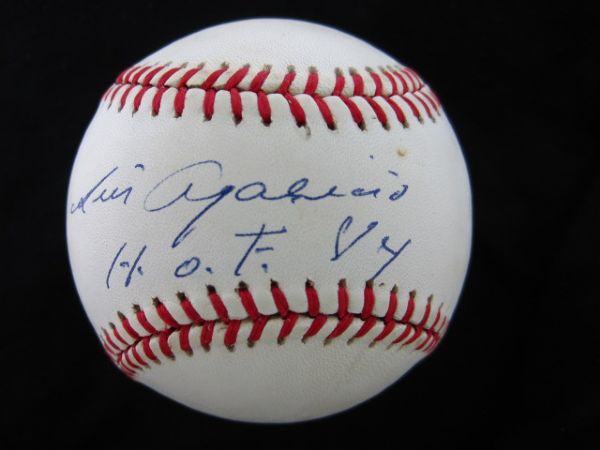 Luis Aparicio Signed HOF 84 OAL Baseball PSA/DNA