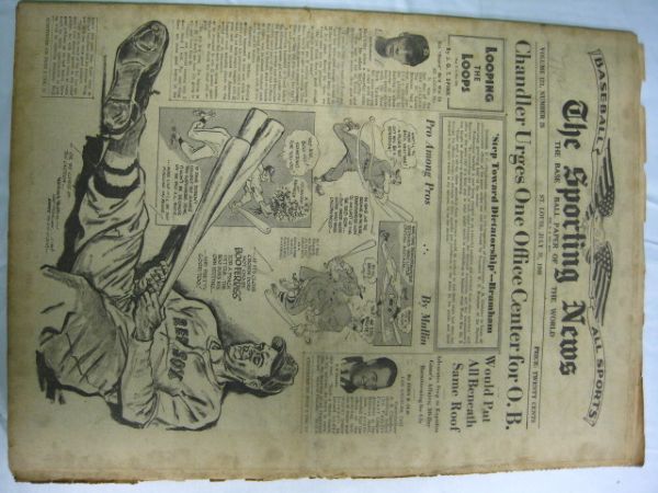Sporting News July 31, 1946 - Hal Newhouser, Happy Chandler