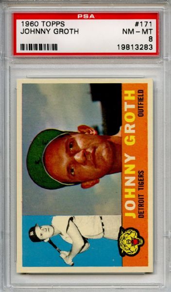 1960 Topps 171 Johnny Groth NM-MT 8