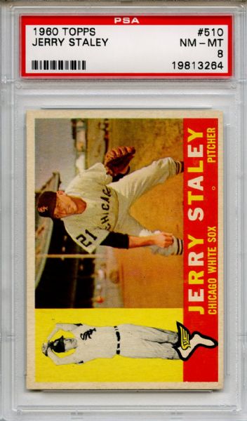1960 Topps 510 Jerry Staley NM-MT 8