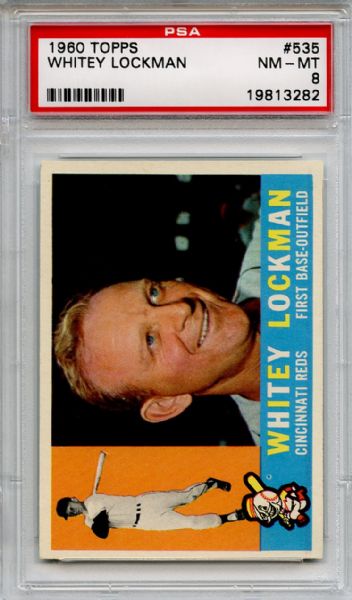 1960 Topps 535 Whitey Lockman NM-MT 8