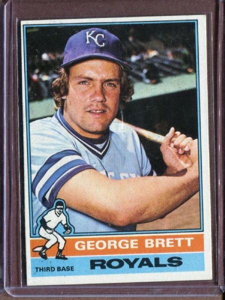1976 Topps 19 George Brett EX