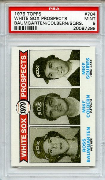 1979 Topps 704 Chicago White Sox Rookies PSA MINT 9