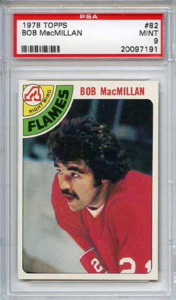 1978 Topps 82 Bob MacMillan PSA MINT 9