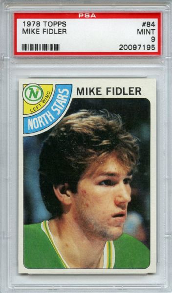 1978 Topps 84 Mike Fidler PSA MINT 9