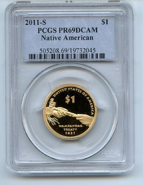 2011 S Sacagawea Native American Dollar PCGS PR69DCAM