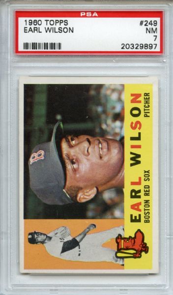 1960 Topps 249 Earl Wilson PSA NM 7