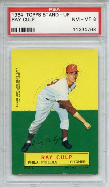 1964 Topps Stand-Up Ray Culp PSA NM-MT 8