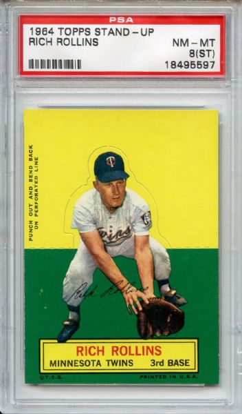 1964 Topps Stand-Up Rich Rollins PSA NM-MT 8 (ST)